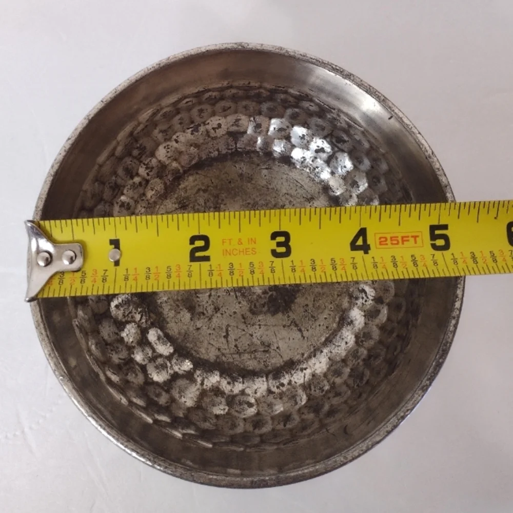 Elegant Silver plated Bowl with Intricate Design YG